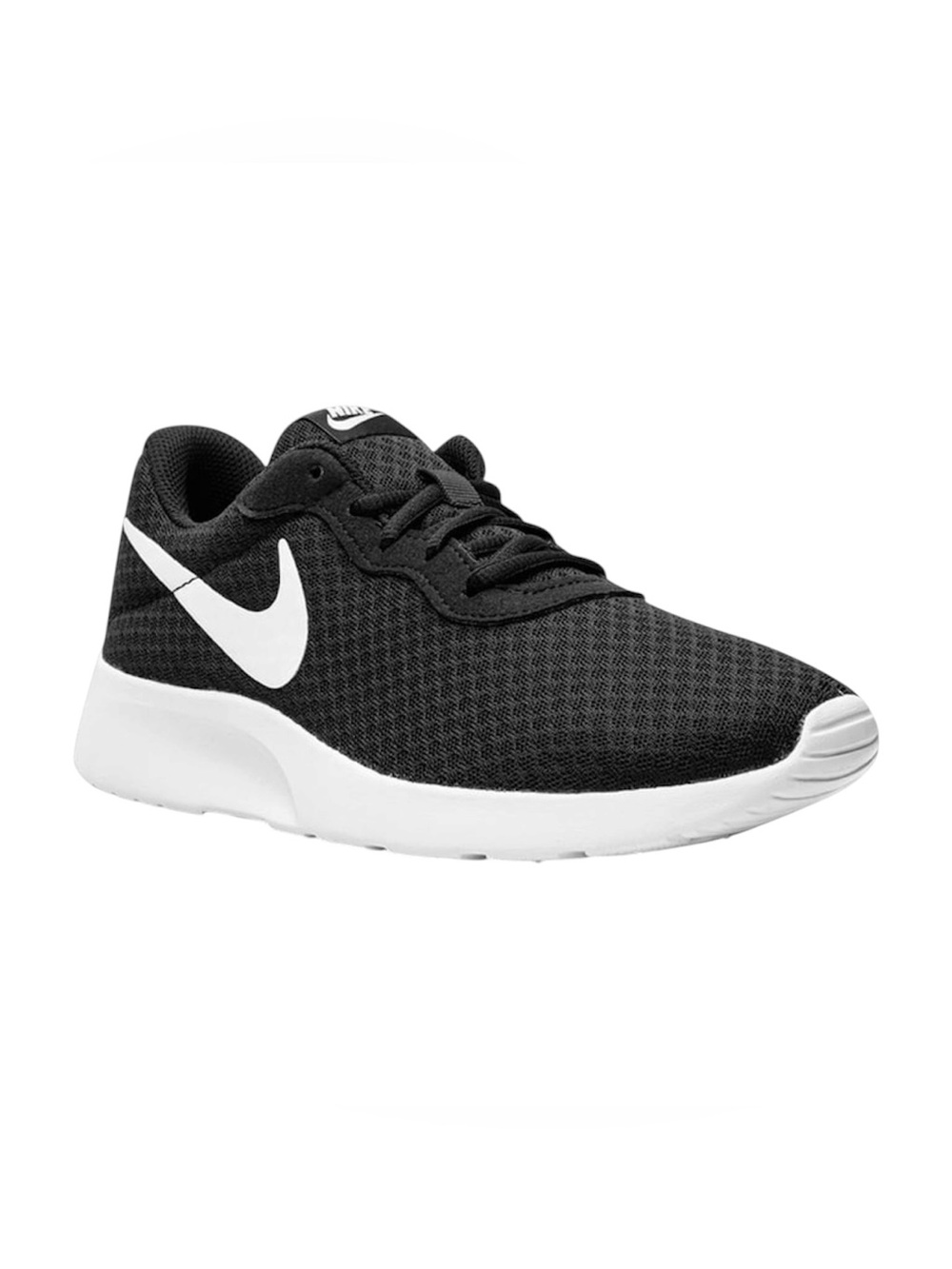 Nike Womens Tajun Black and White Mesh Sneaker Size 7.5